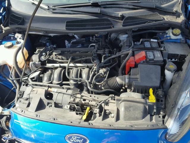 3FADP4BJ7FM117760 - 2015 FORD FIESTA SE BLUE photo 7