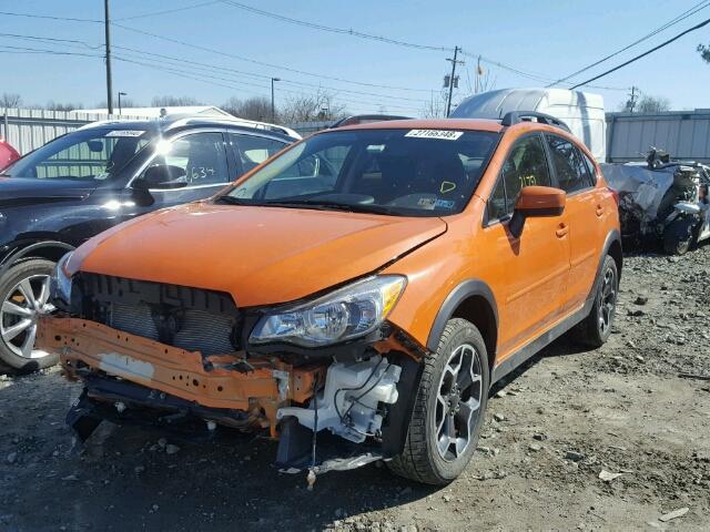 JF2GPACCXF8212292 - 2015 SUBARU XV CROSSTR ORANGE photo 2