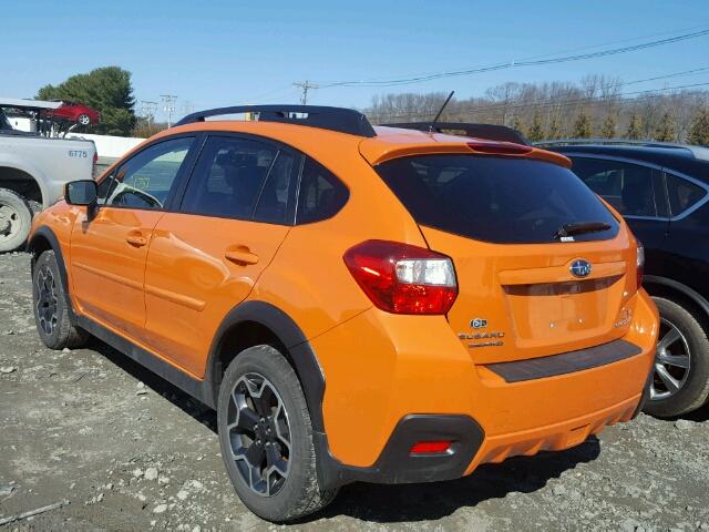 JF2GPACCXF8212292 - 2015 SUBARU XV CROSSTR ORANGE photo 3