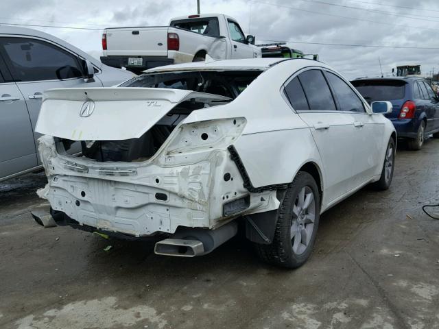 19UUA8F50DA016183 - 2013 ACURA TL TECH WHITE photo 4