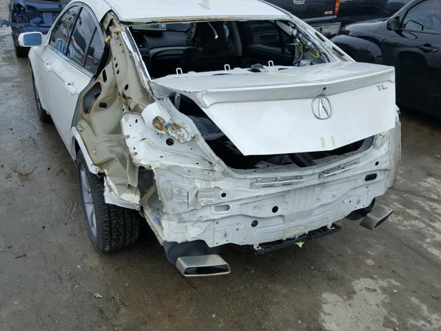 19UUA8F50DA016183 - 2013 ACURA TL TECH WHITE photo 9