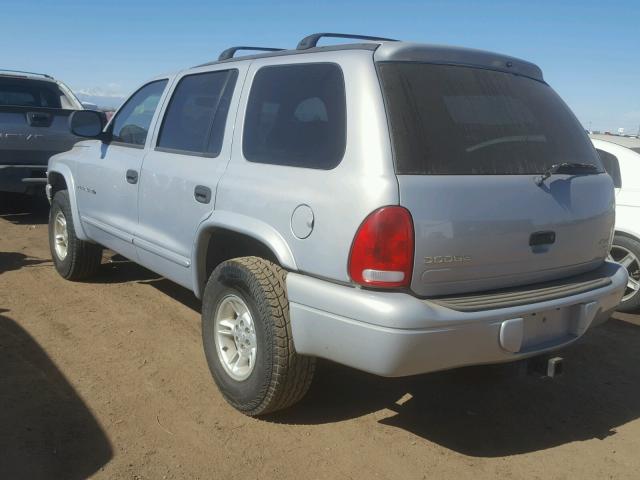 1B4HS28Y1WF227784 - 1998 DODGE DURANGO SILVER photo 3