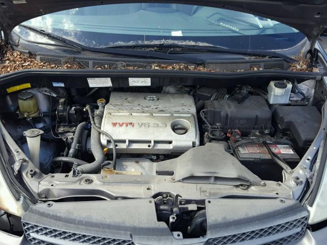 5TDZA23C64S045419 - 2004 TOYOTA SIENNA CE GRAY photo 7