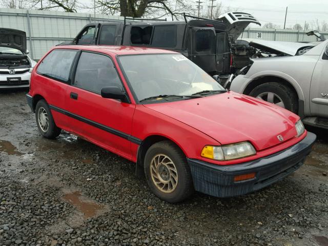 JHMED6343JS034577 - 1988 HONDA CIVIC RED photo 1