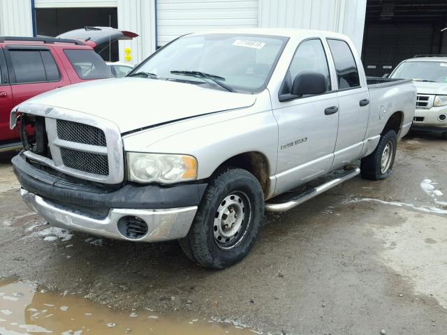 1D7HA18K44J129196 - 2004 DODGE RAM 1500 S SILVER photo 2