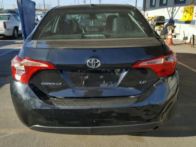 5YFBURHE9HP602981 - 2017 TOYOTA COROLLA L BLACK photo 9