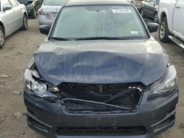 JF1GJAA63FH007397 - 2015 SUBARU IMPREZA BA GRAY photo 9