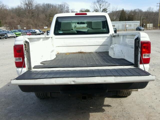 1FTKR1AD3APA00542 - 2010 FORD RANGER WHITE photo 6