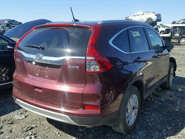 2HKRM4H78GH699752 - 2016 HONDA CR-V EXL RED photo 4