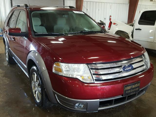 1FMDK02W58GA42238 - 2008 FORD TAURUS X S MAROON photo 1