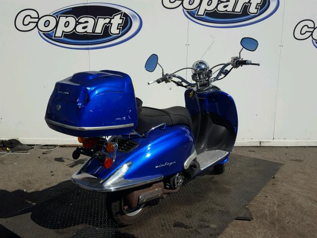 L5YTCKPA581184333 - 2007 LANCIA SCOOTER BLUE photo 4