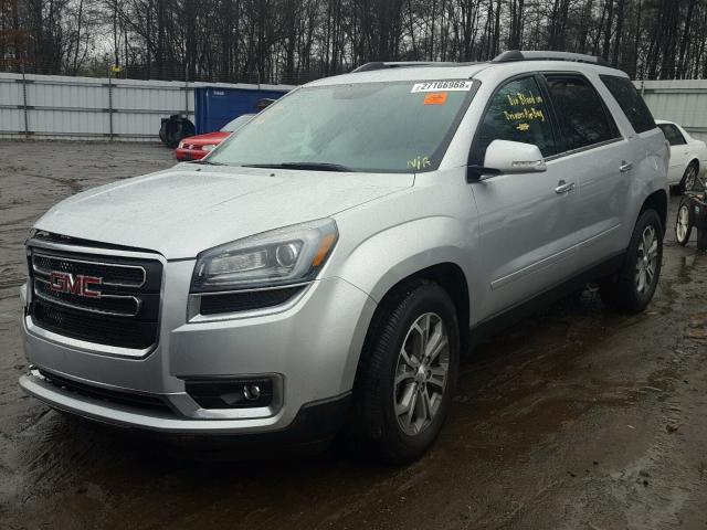 1GKKRRKD9GJ234472 - 2016 GMC ACADIA SLT SILVER photo 2