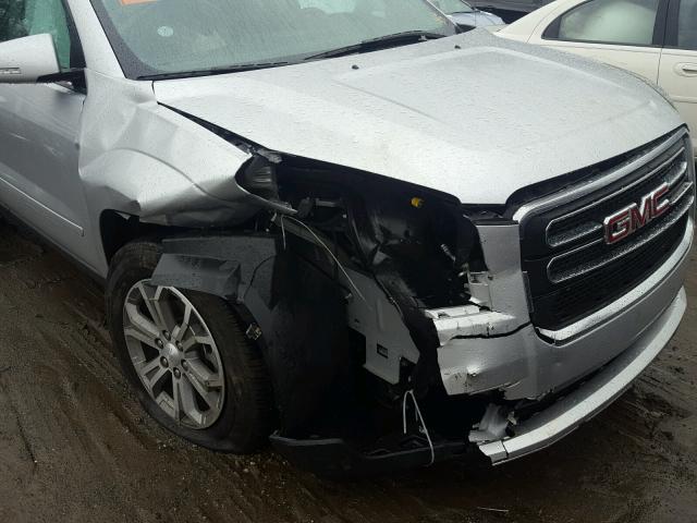 1GKKRRKD9GJ234472 - 2016 GMC ACADIA SLT ვერცხლისფერი ფოტო 9