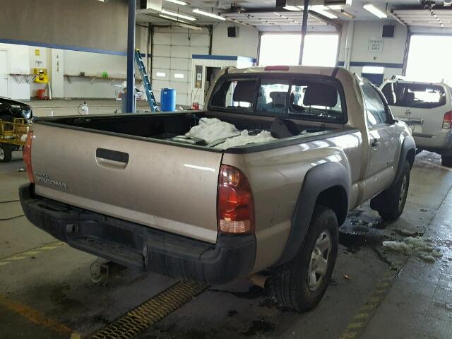 5TEPX42N35Z086096 - 2005 TOYOTA TACOMA GOLD photo 4