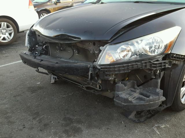 1HGCP36808A086635 - 2008 HONDA ACCORD EXL BLACK photo 9