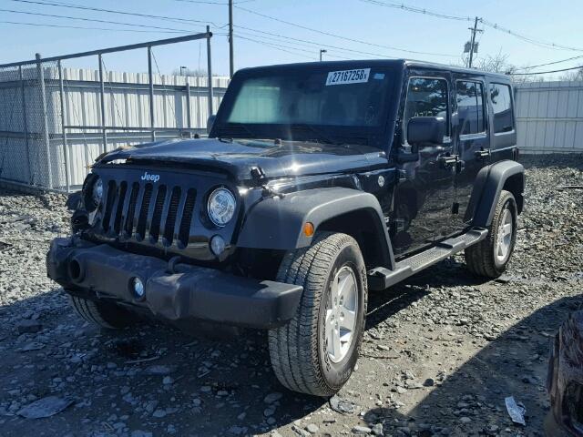 1C4BJWDGXHL521818 - 2017 JEEP WRANGLER U BLACK photo 2