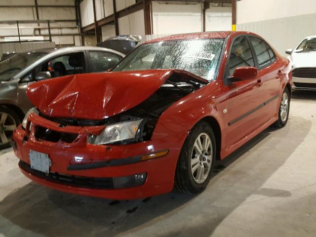 YS3FD49YX61147632 - 2006 SAAB 9-3 BASE RED photo 2