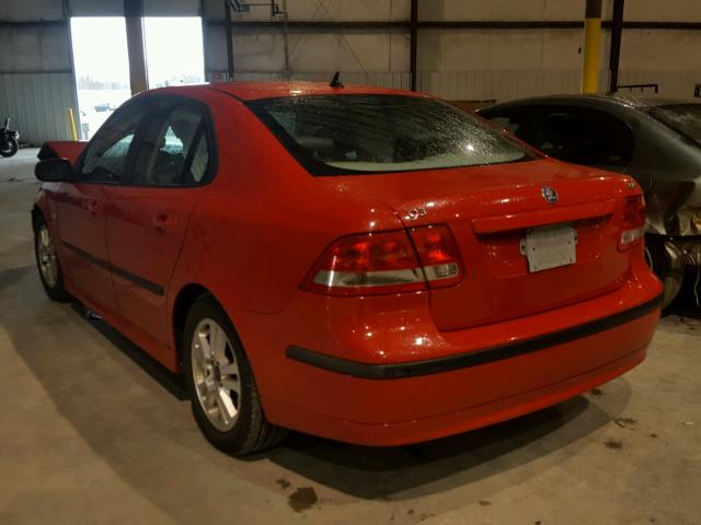 YS3FD49YX61147632 - 2006 SAAB 9-3 BASE RED photo 3