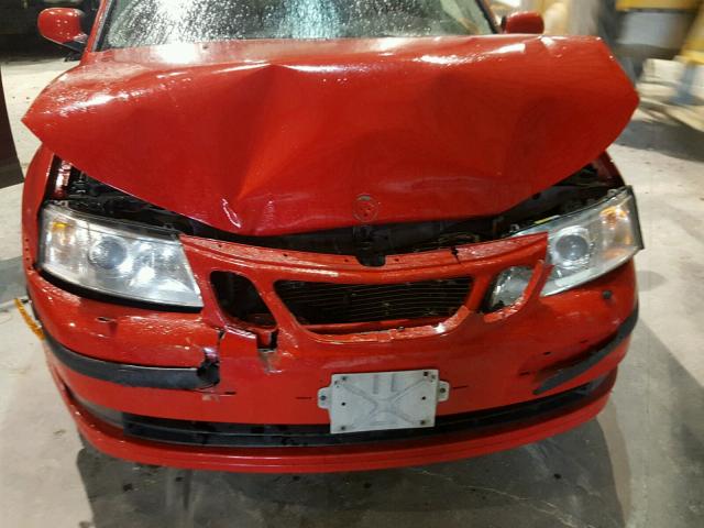 YS3FD49YX61147632 - 2006 SAAB 9-3 BASE RED photo 7