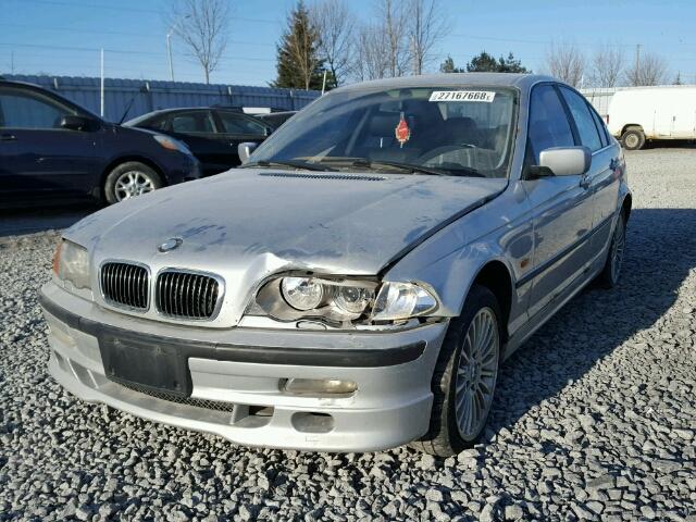 WBAAV534X1JS96980 - 2001 BMW 330 I SILVER photo 2