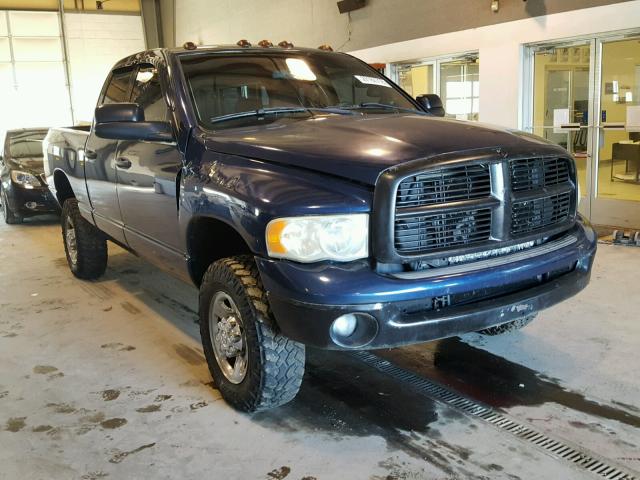 3D7KS28C65G865027 - 2005 DODGE RAM 2500 S BLUE photo 1