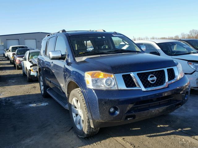 5N1BA08C18N602565 - 2008 NISSAN ARMADA SE BLUE photo 1