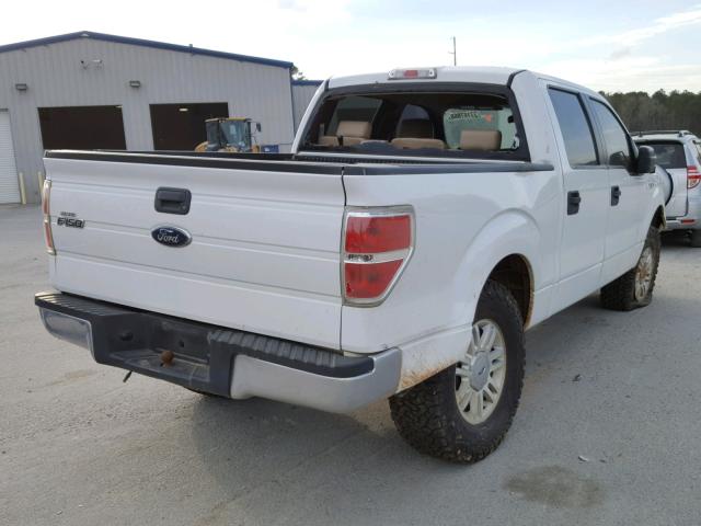 1FTPW12V89KC71692 - 2009 FORD F150 SUPER WHITE photo 4