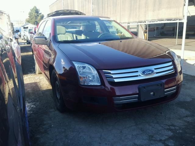 3FAHP06Z67R241646 - 2007 FORD FUSION S BURGUNDY photo 1