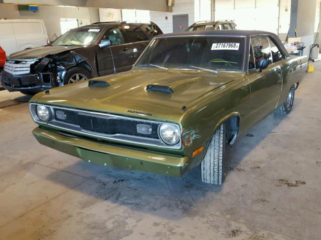 VH23G2B276464 - 1972 PLYMOUTH SCAMP GREEN photo 2