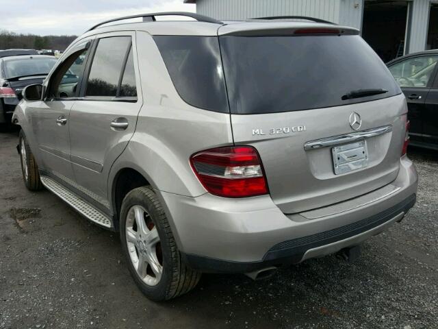 4JGBB22E98A390430 - 2008 MERCEDES-BENZ ML 320 CDI TAN photo 3