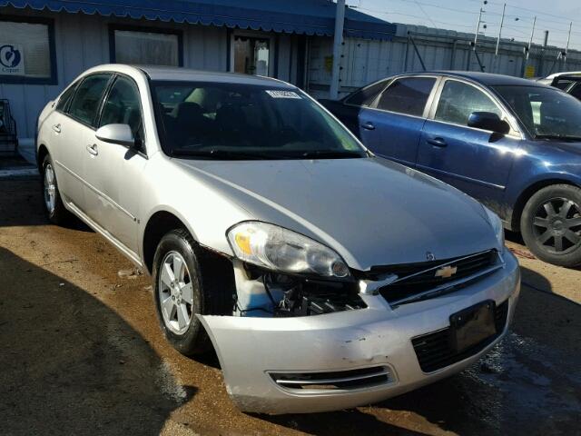 2G1WT55N489192813 - 2008 CHEVROLET IMPALA LT SILVER photo 1