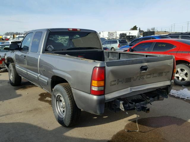 2GCEC19T5Y1171911 - 2000 CHEVROLET SILVERADO GRAY photo 3