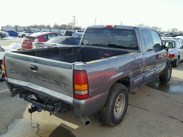 2GCEC19T5Y1171911 - 2000 CHEVROLET SILVERADO GRAY photo 4