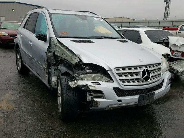 4JGBB2FB8AA601218 - 2010 MERCEDES-BENZ ML 350 BLU SILVER photo 1