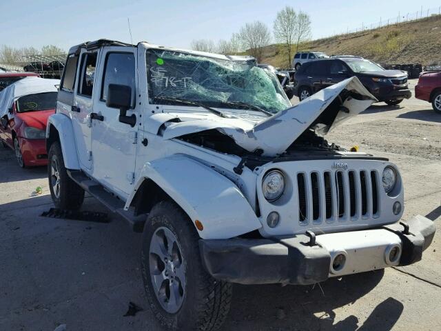 1C4BJWEG7HL507583 - 2017 JEEP WRANGLER U WHITE photo 1