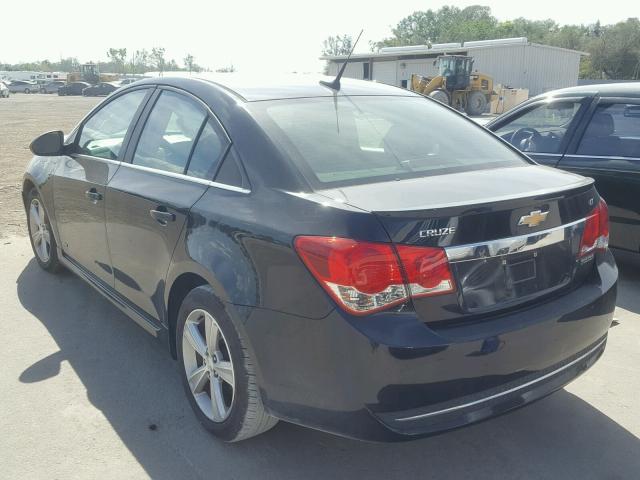 1G1PG5SC6C7267212 - 2012 CHEVROLET CRUZE LT BLACK photo 3