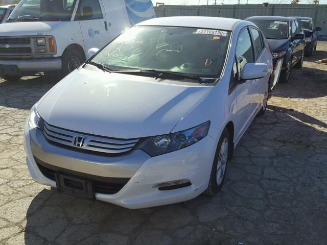 JHMZE2H78AS025013 - 2010 HONDA INSIGHT WHITE photo 2