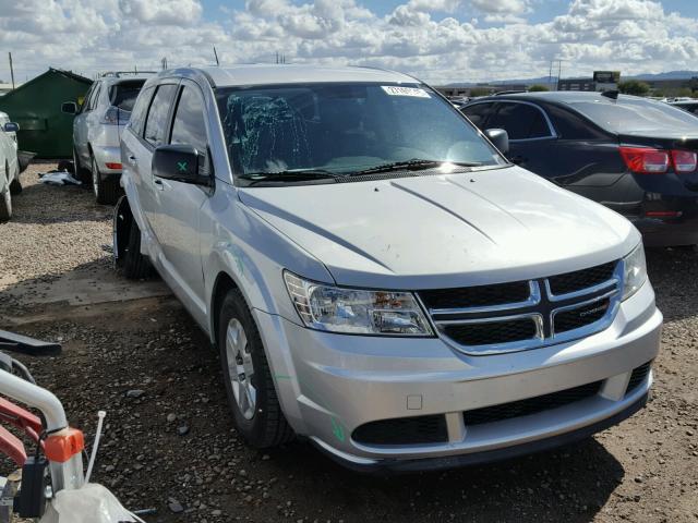 3C4PDCAB9CT390883 - 2012 DODGE JOURNEY SE SILVER photo 1