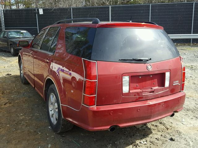 1GYEE437490153429 - 2009 CADILLAC SRX RED photo 3