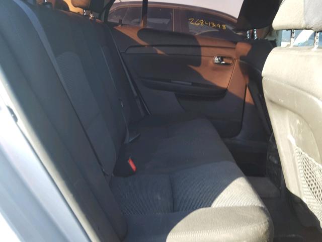 1G1ZC5EU9BF381220 - 2011 CHEVROLET MALIBU 1LT 银色 照片 6