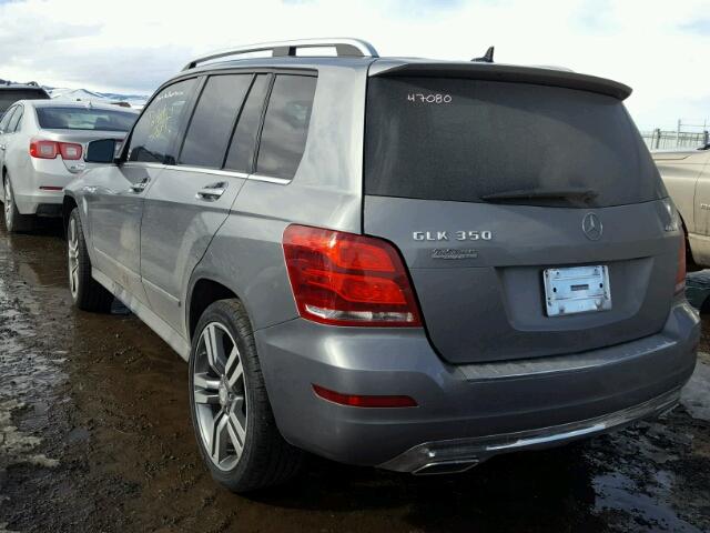 WDCGG8JB7DG004885 - 2013 MERCEDES-BENZ GLK 350 4M SILVER photo 3