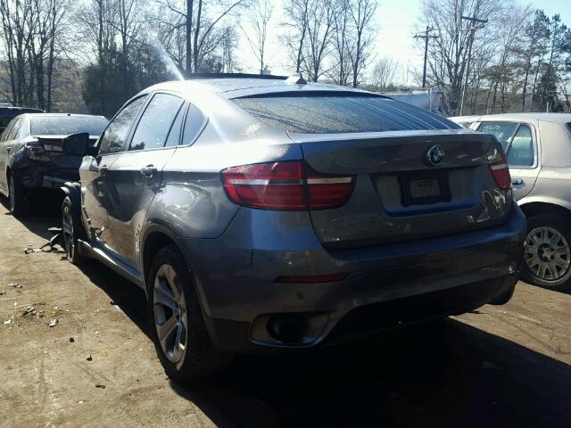 5UXFG2C58DL787338 - 2013 BMW X6 XDRIVE3 GRAY photo 3