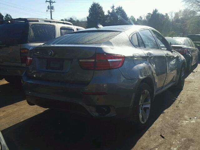 5UXFG2C58DL787338 - 2013 BMW X6 XDRIVE3 GRAY photo 4