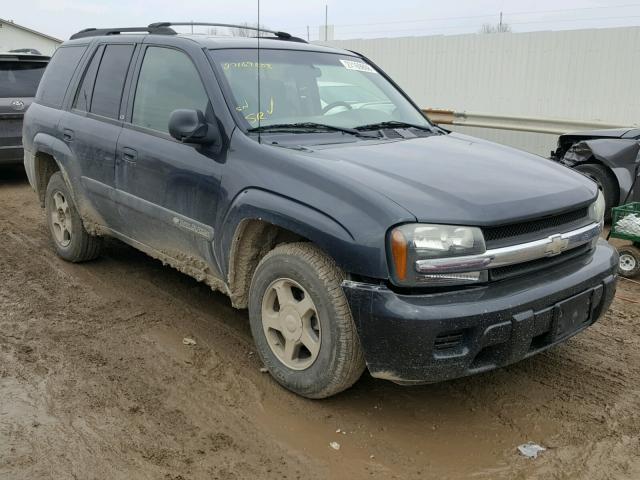 1GNDT13S042183574 - 2004 CHEVROLET TRAILBLAZE GRAY photo 1