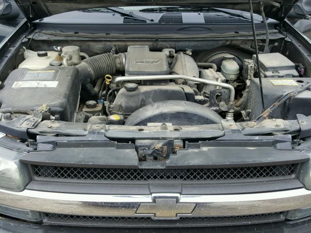 1GNDT13S042183574 - 2004 CHEVROLET TRAILBLAZE GRAY photo 7