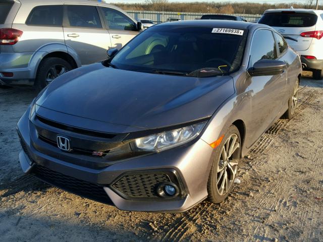 2HGFC3A51HH754174 - 2017 HONDA CIVIC SI GRAY photo 2