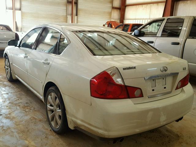 JNKAY01E26M112872 - 2006 INFINITI M35 BASE WHITE photo 3