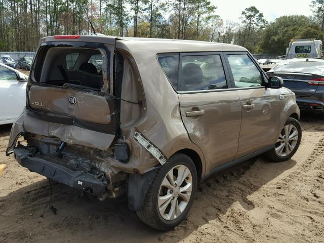 KNDJP3A56F7152179 - 2015 KIA SOUL + BROWN photo 4