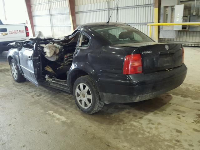 WVWPD63B0XE512051 - 1999 VOLKSWAGEN PASSAT GLX 黑色 照片 3