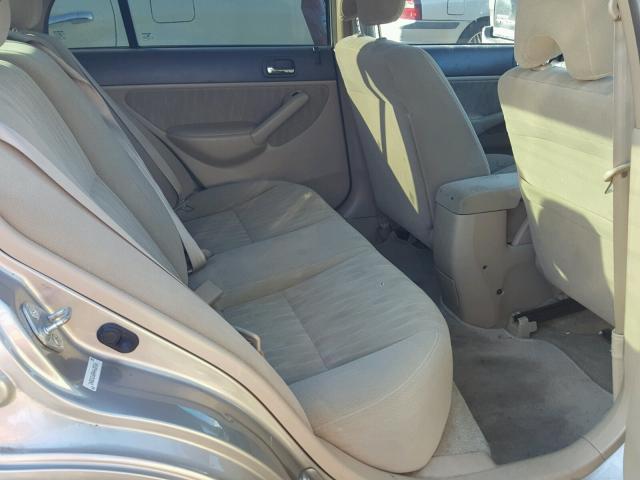 2HGES26884H629260 - 2004 HONDA CIVIC EX ბეჟი ფოტო 6